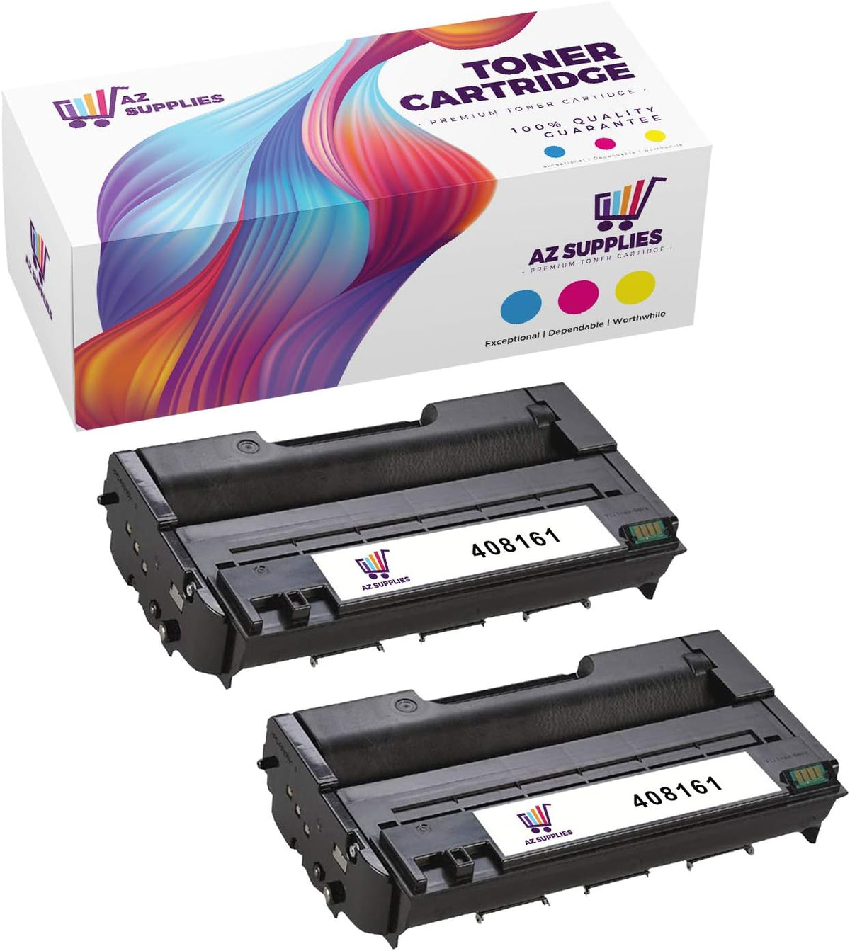 2xBlack Toner Cartridge Pack of 2 L90700