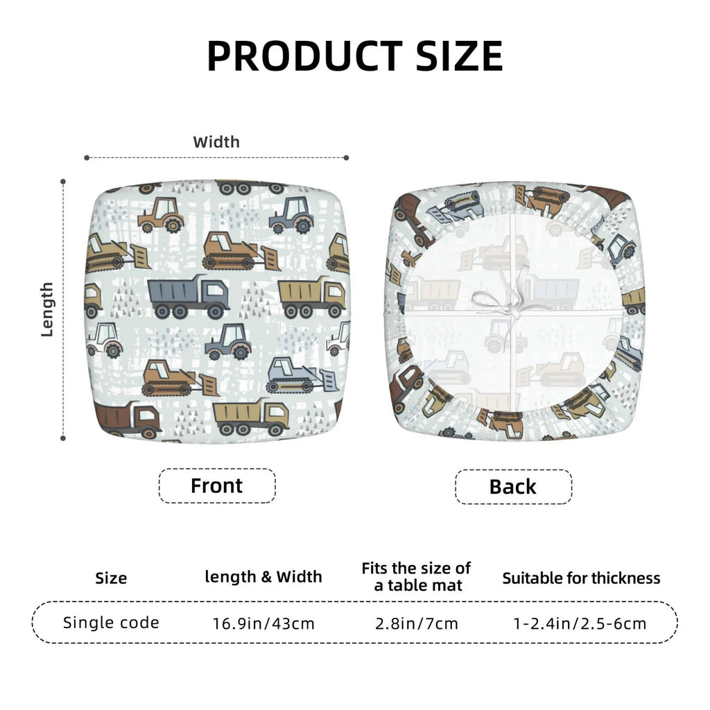 Tractor And Dumper Restaurant Chair Seat Covers F758212