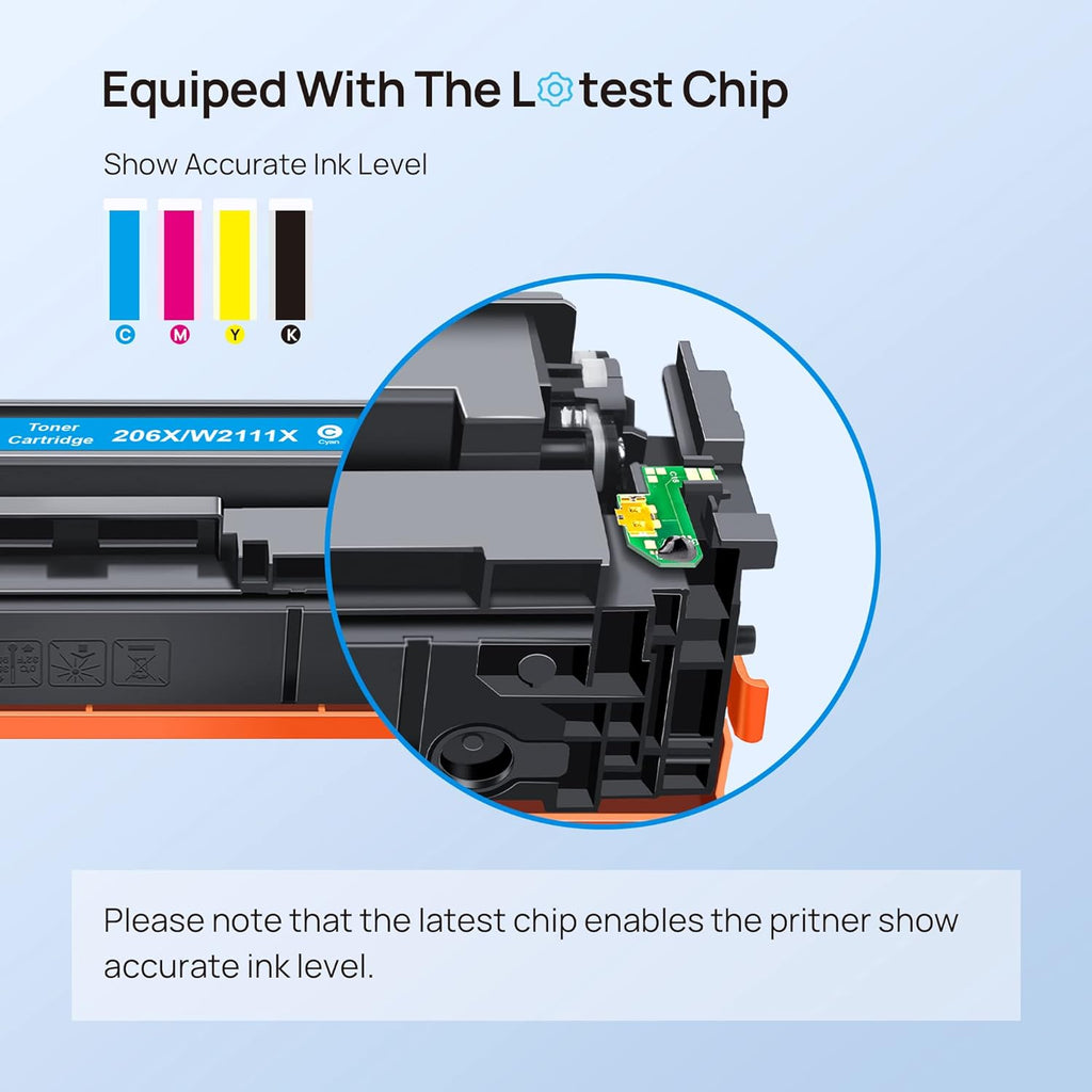 4-Pack Black Cyan Magenta Yellow Toner G11663