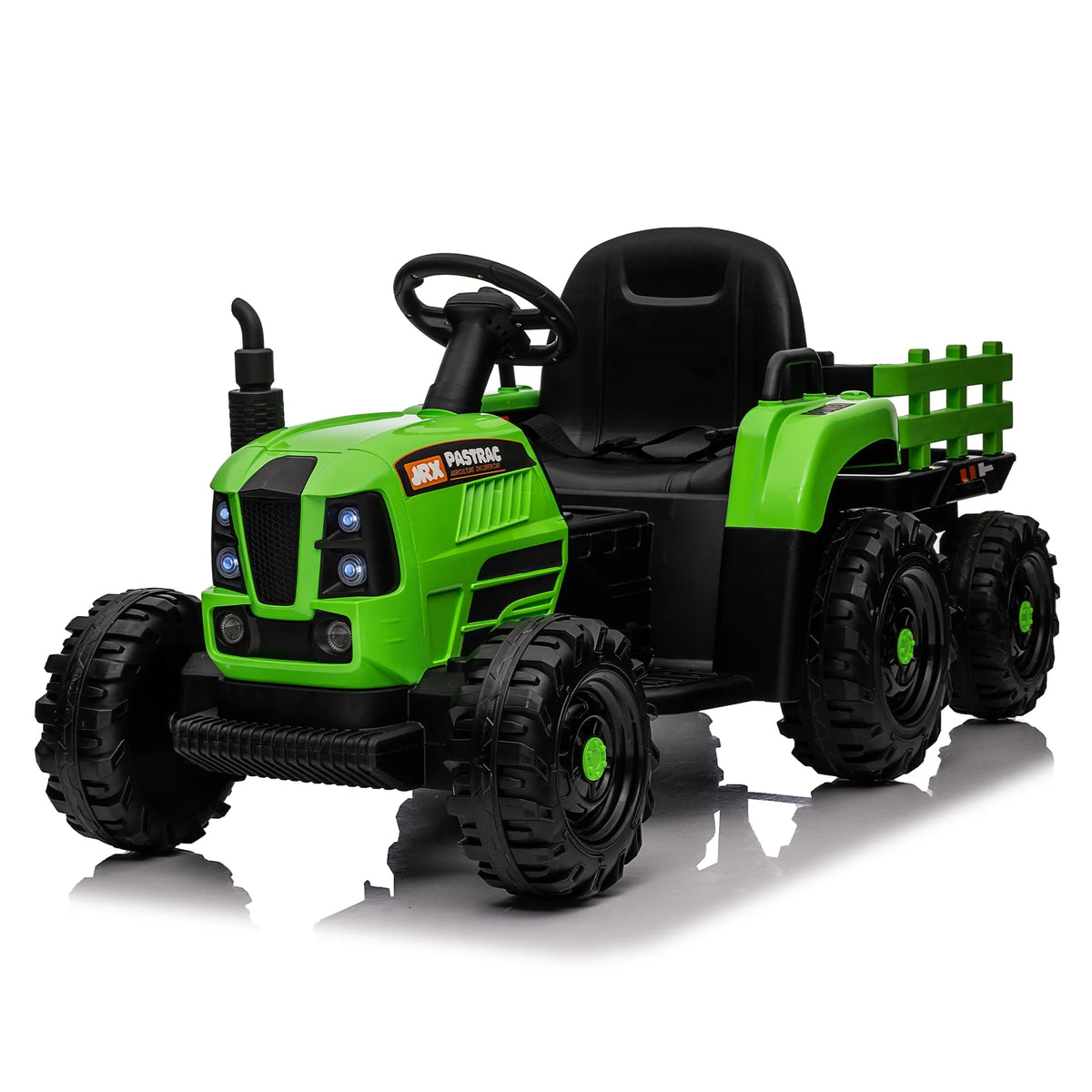 12V Ride-On Tractor with Trailer with Remote Control Q9526