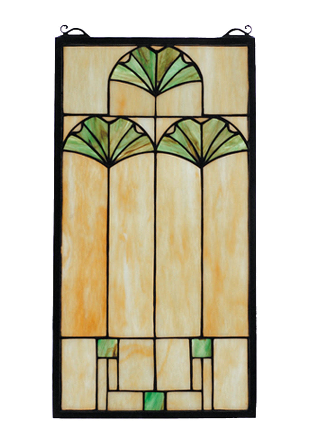11x22W x 20x22H Stained Glass Window M73183