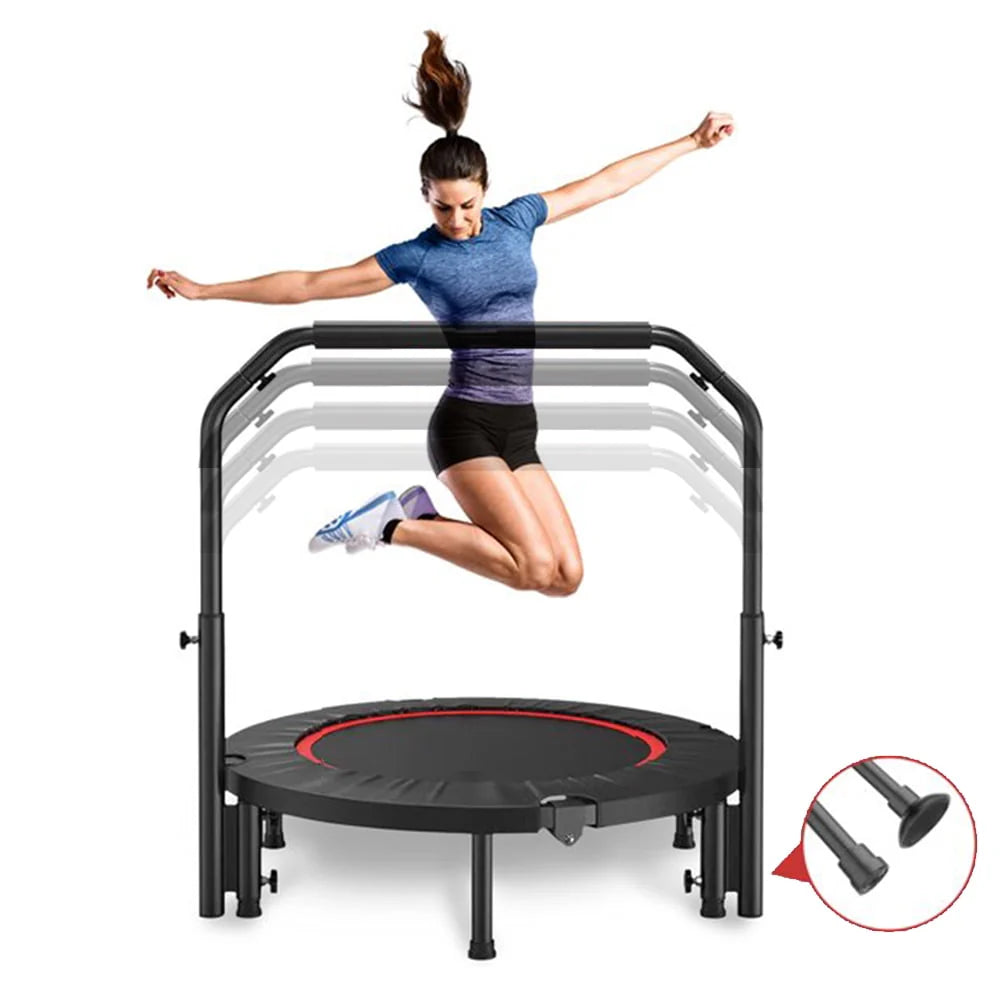 40 Fitness Mini Trampoline with Adjustable Handle H9848