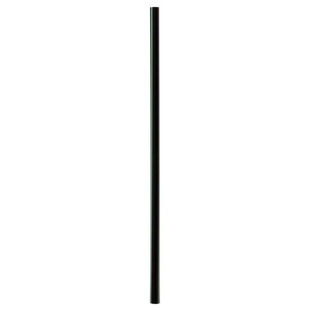 7.75x22 Black Giant Straw Unwrapped 7200 Ct Case M139162