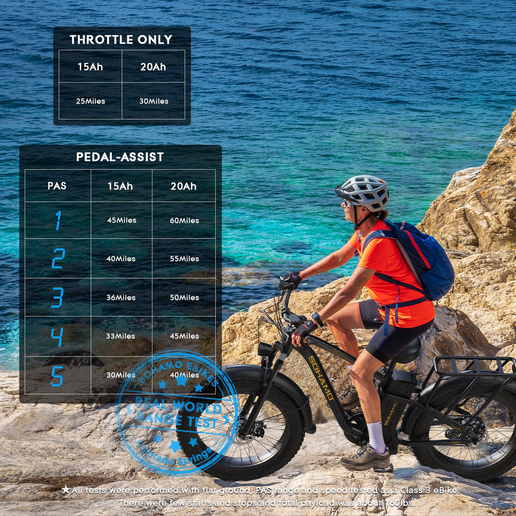 Electric Bike 26×4.0 Fat Tire 750W Motor 48V 15AH Y111