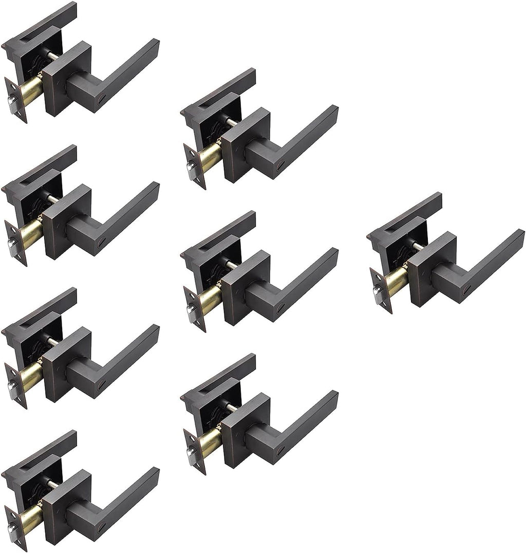 Brushed Bronze Zinc Alloy Door Lever Lock A3499