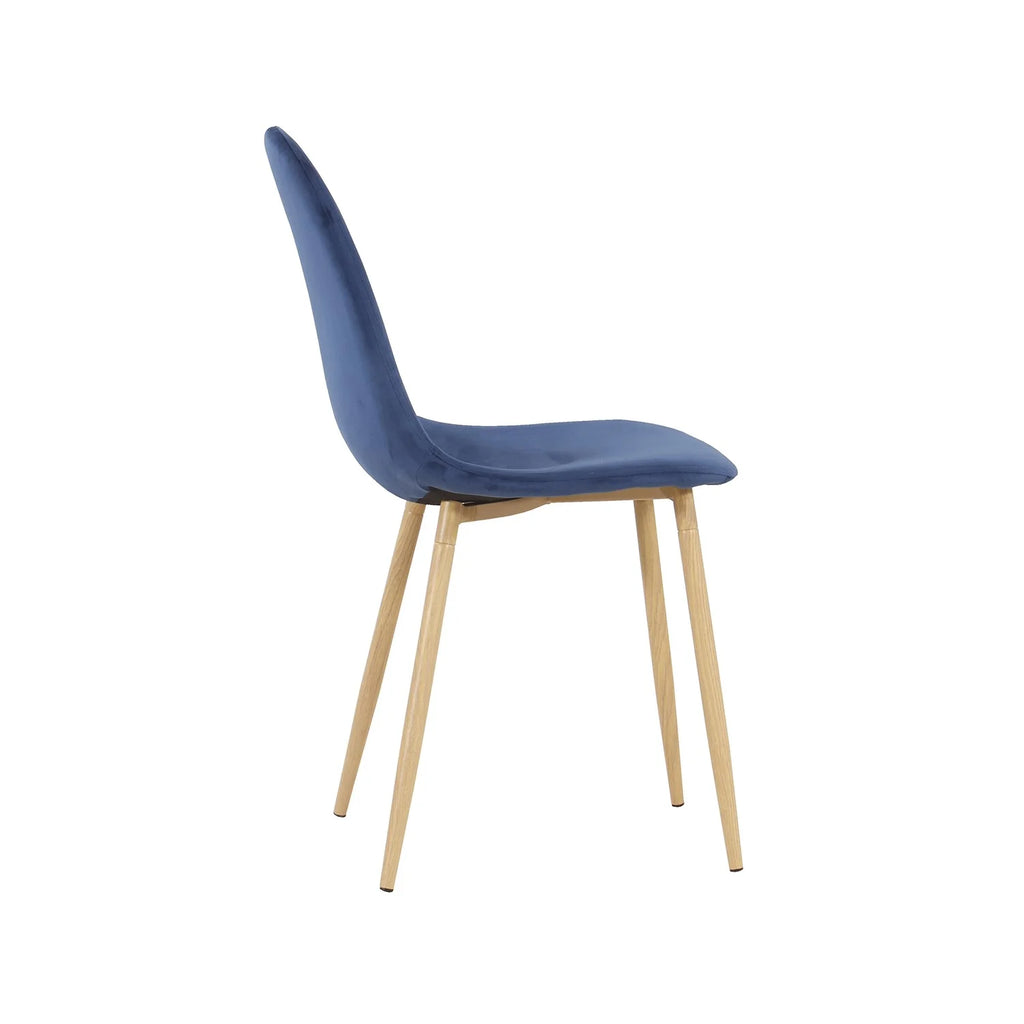 Velvet Upholstered Dining Chairs Set of 4 Q7839
