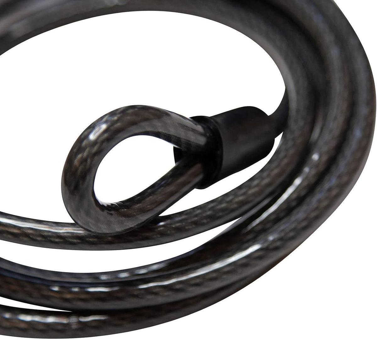Black Bike Locking Cable and Locking Hitch Combo D6719