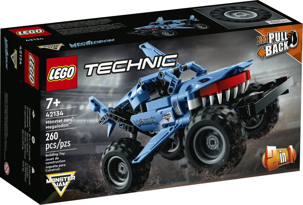 Pull Back Shark Truck to Car Toy 2 in 1 T3575