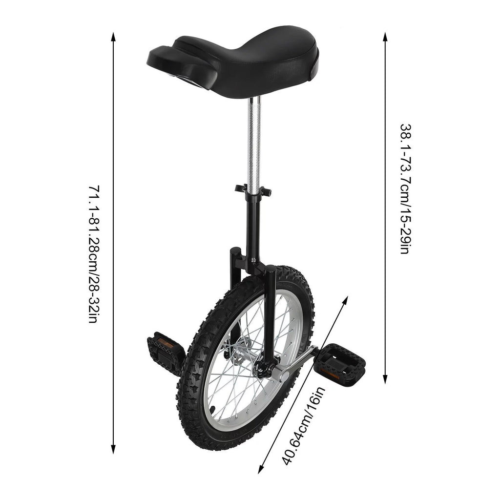 16 Wheel Adjustable Unicycle N4891