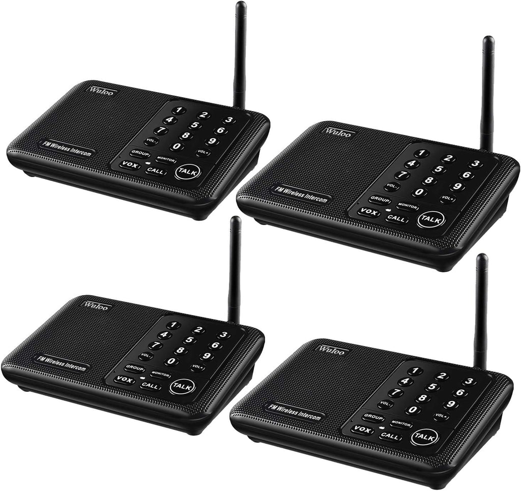 6 Packs White Wireless Intercom System N606481