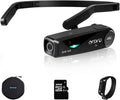 Black 4K Mini Wearable Video Camera with Remote Control Carrying Case 32G Micro SD Card N9580