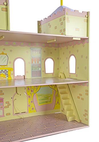 Wooden Fairytale Castle on Lazy Susan F82400