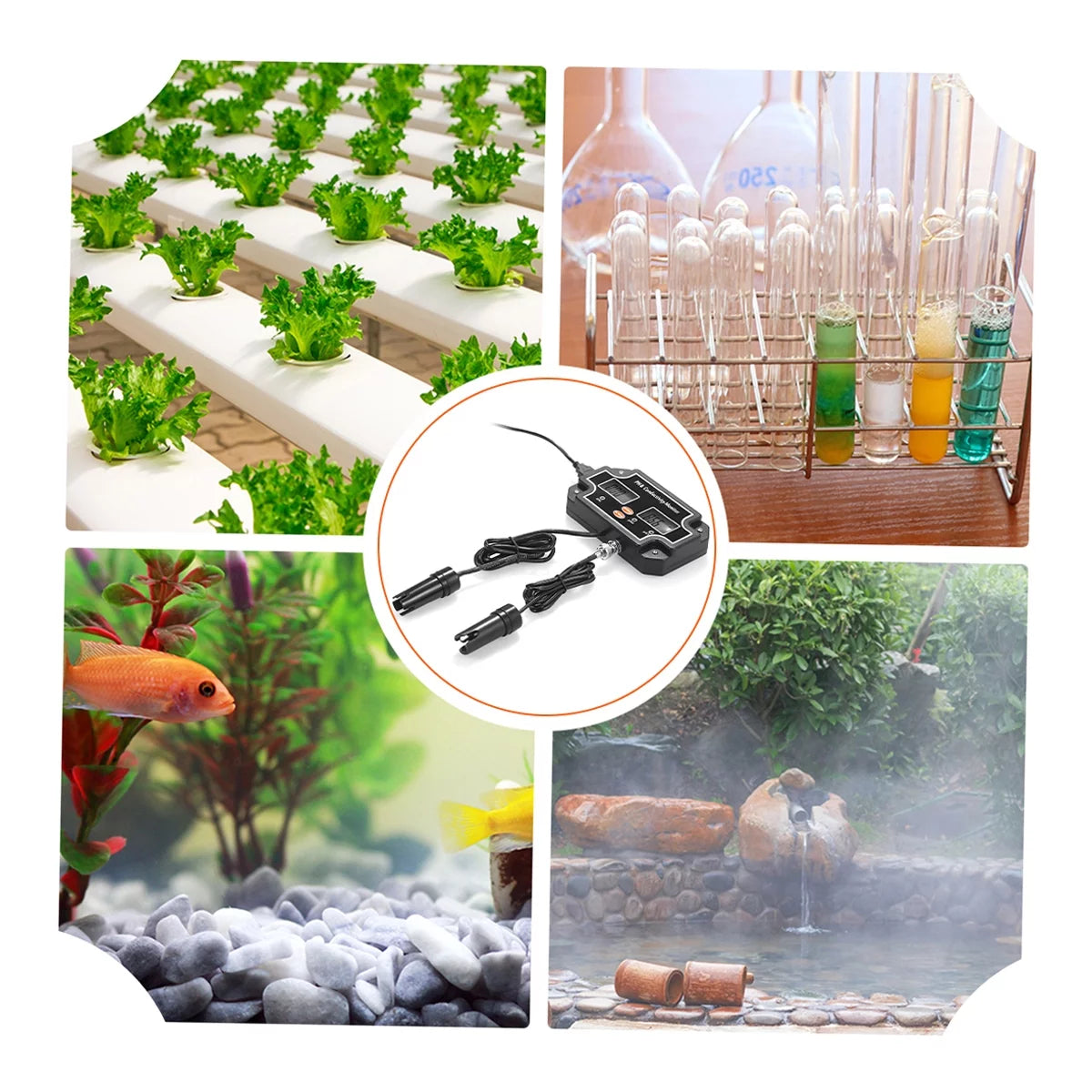2 in 1 Waterproof Double Display Tester P463