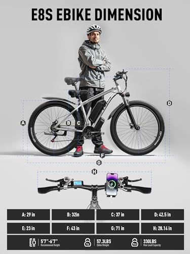 29” Electric Bike with 48V 17.5AH Battery S7698