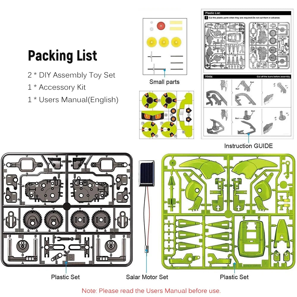 3-in-1 Robot Toy Set with STEM Science Experiment R1198