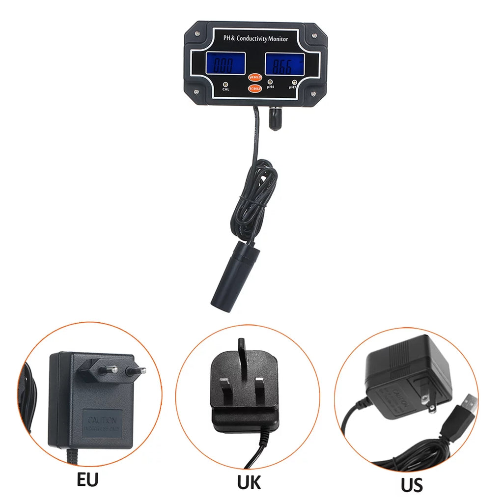 2 in 1 Waterproof Double Display Tester P463