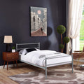 Twin Platform Bed Frame in Gray A608