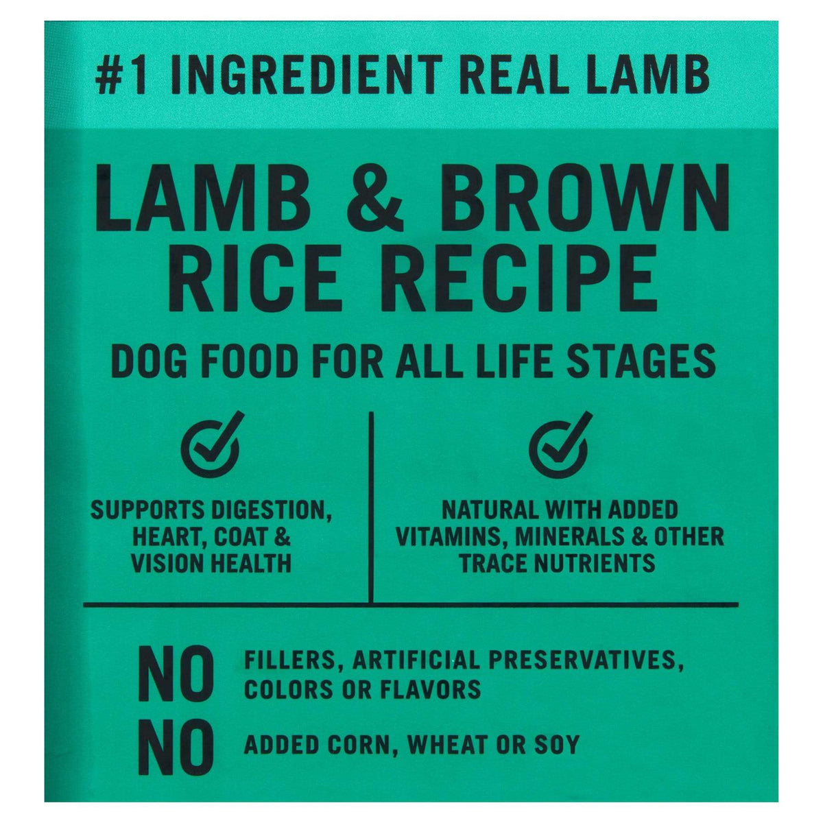Lamb & Brown Rice Recipe Dry Dog Food E123