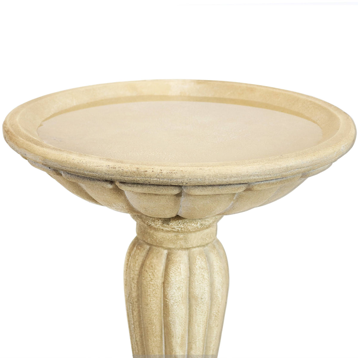 Grecian Reinforced Concrete Bird Bath - 16-inch B9903