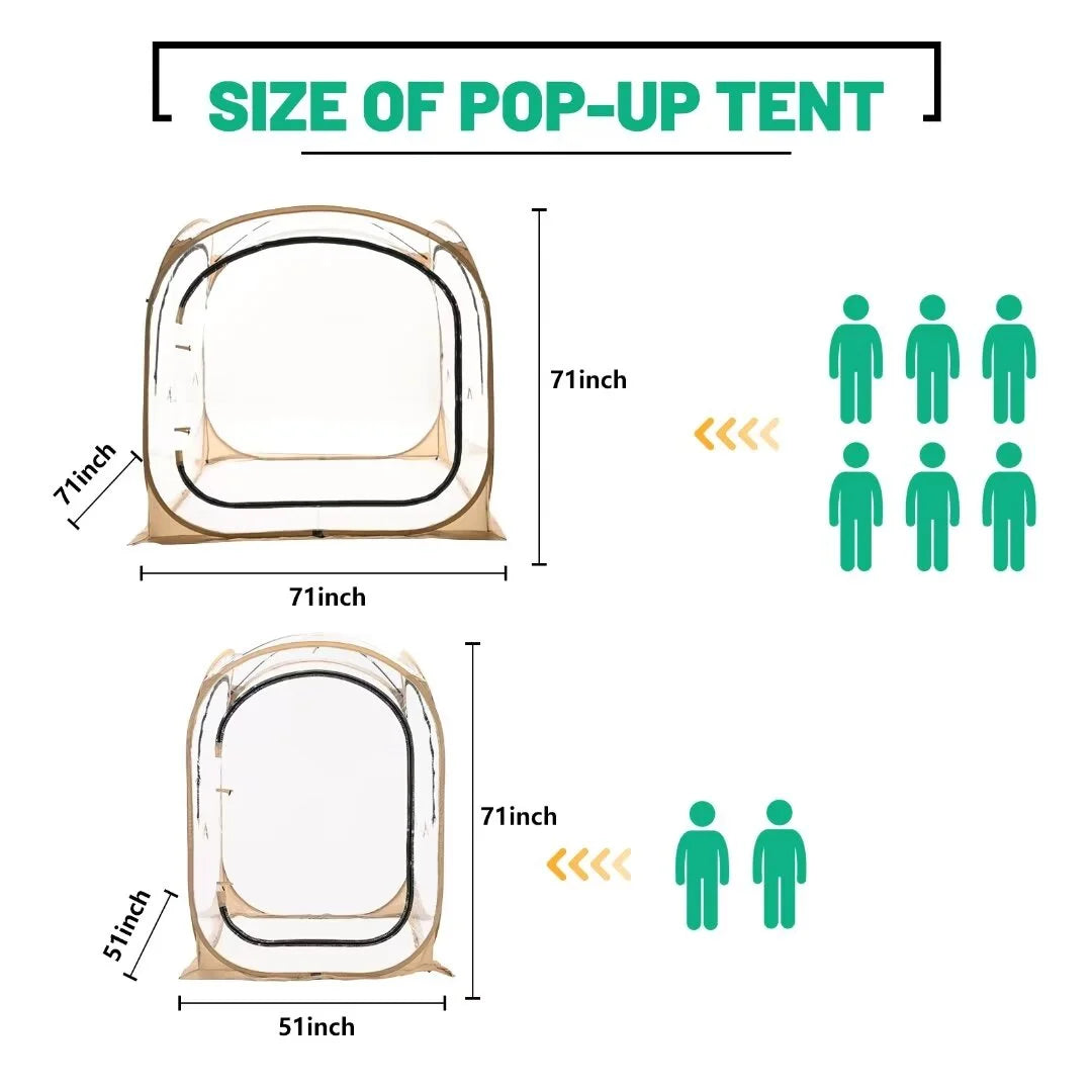 Pop Up Tent Up to 3 People Z46331