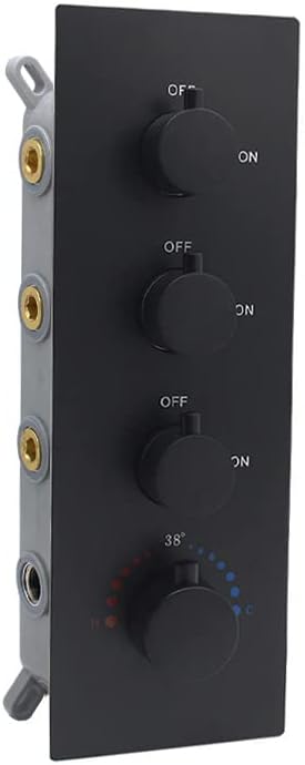 Chrome 3 Outlet Thermostatic Shower Valve O9710