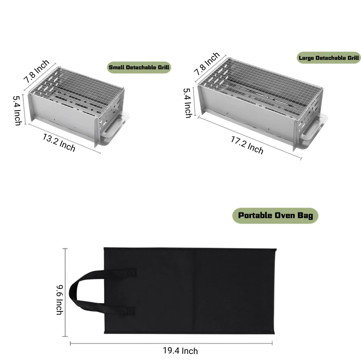 Portable Folding Charcoal BBQ Grill Q576435
