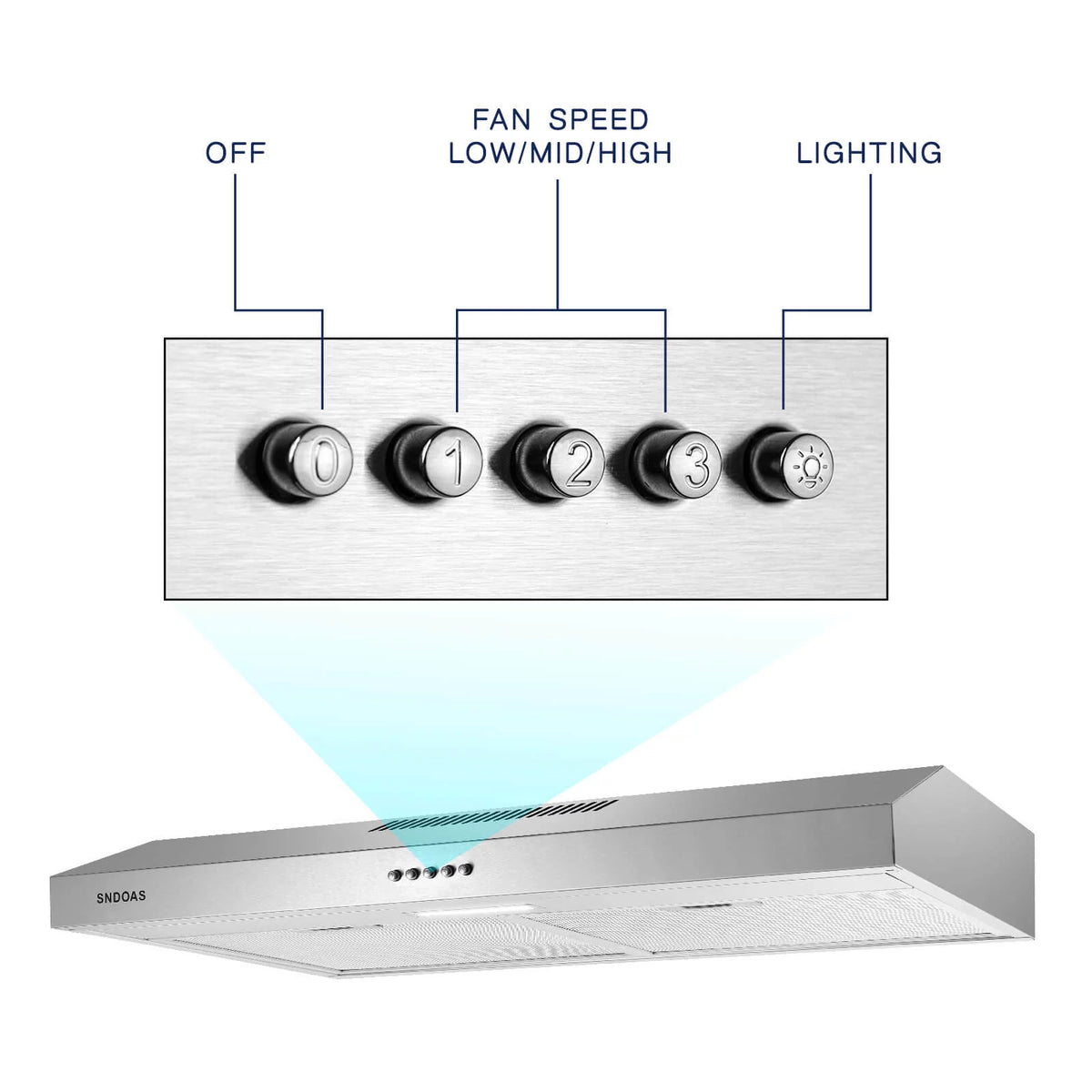 30-inch Stainless Steel Under Cabinet Range Hood F399038