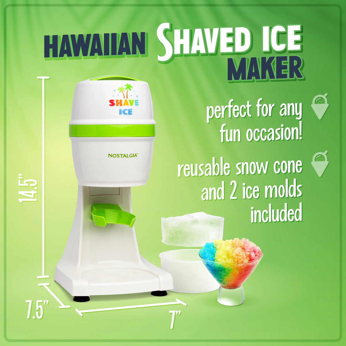 Shave Ice & Snow Cone Maker M798