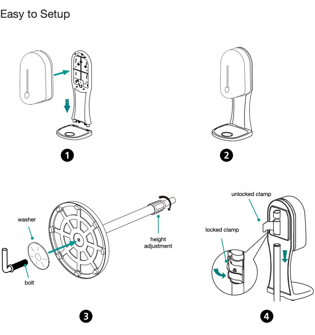 Automatic Hand Sanitizer Station M56550