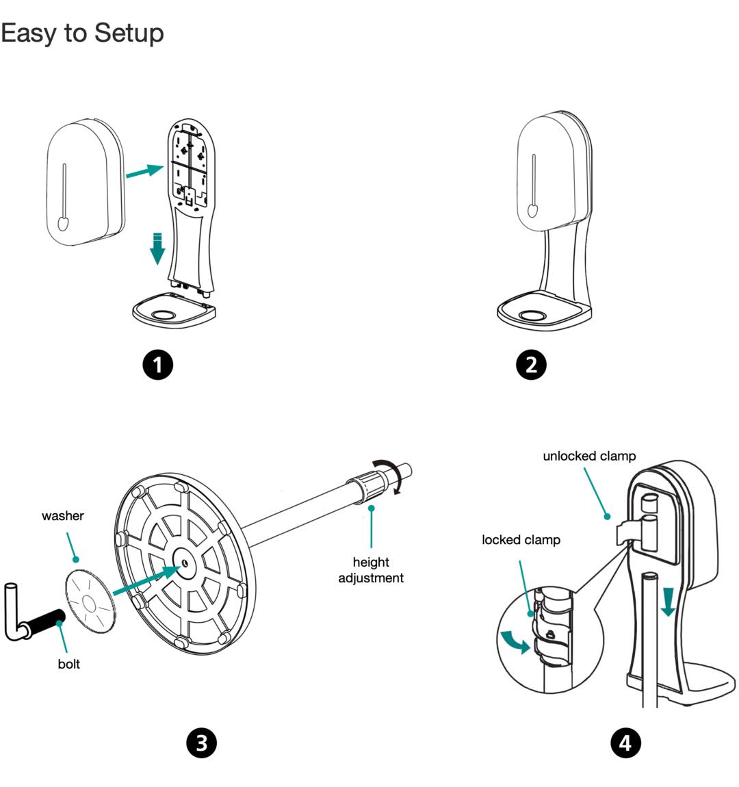 Automatic Hand Sanitizer Station M56550