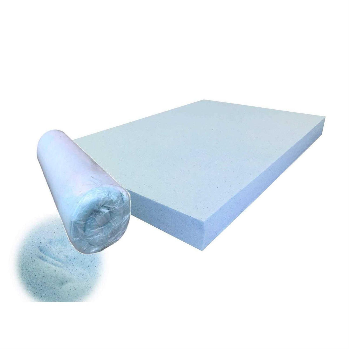 Blue Cooling Gel Memory Foam Pet Dog Bed C954274