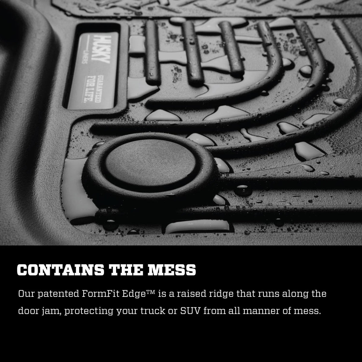 Black Front Row Floor Liners C1084