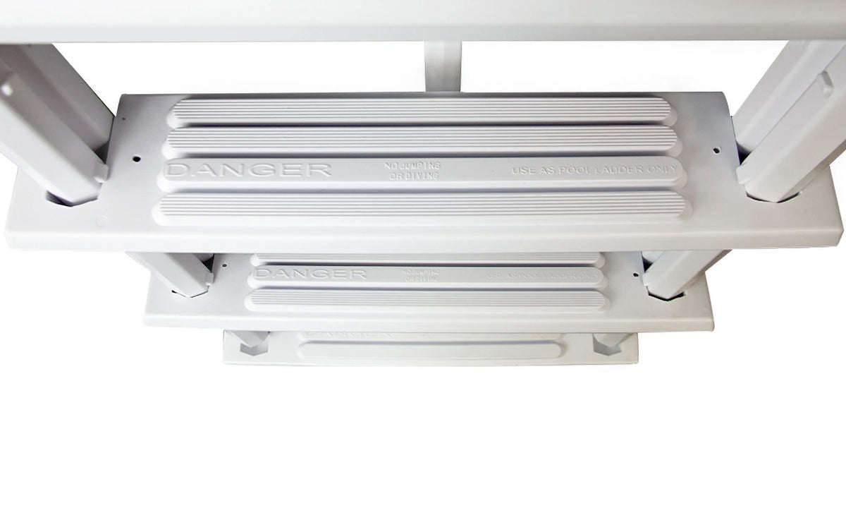 Heavy Duty Resin In-Pool Ladder with Entrapment Barrier X482367