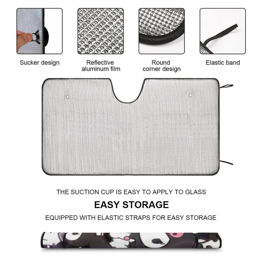 Foldable Reflective Car Windshield Sun Visor Cover P38109