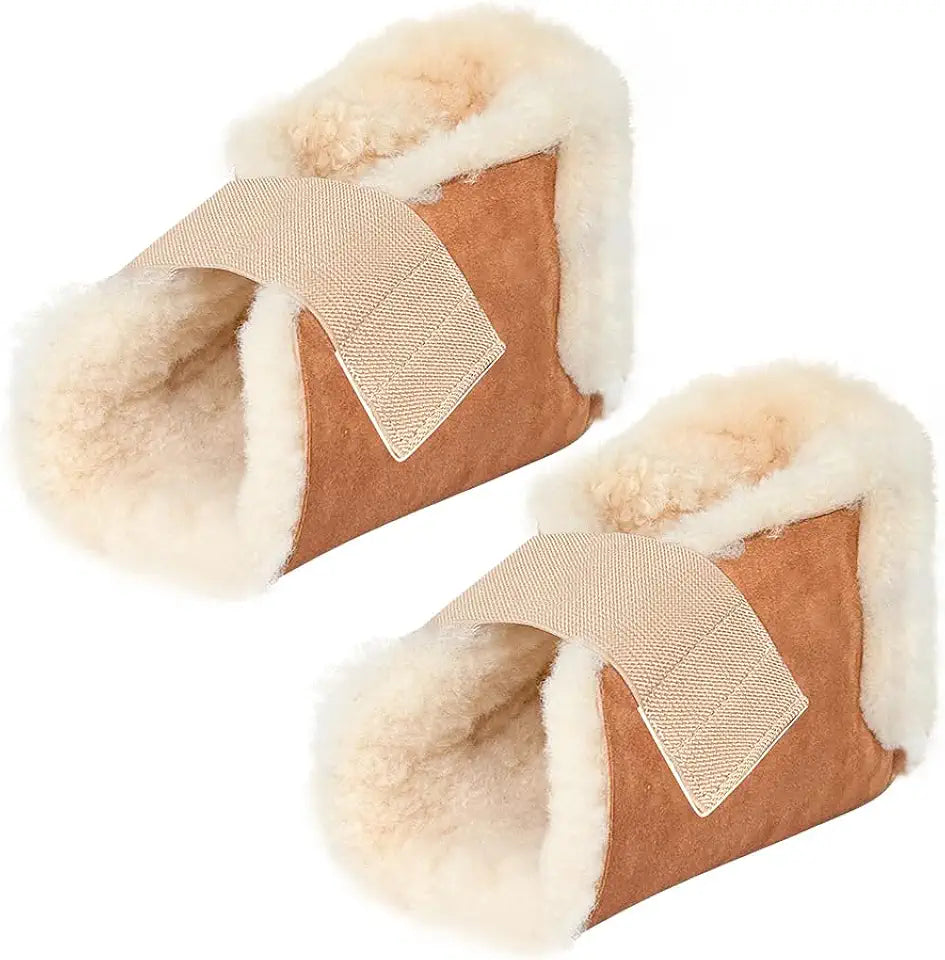 Sheepskin Heel Protectors 1 Pair D491