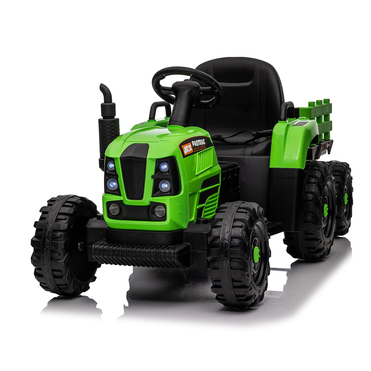12V Ride-On Tractor with Trailer with Remote Control Q9526