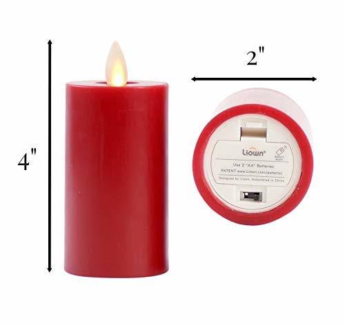 2x22 x 3x22 Set of 2 Moving Flame Votive Wax Ivory Unscented Candle R112891