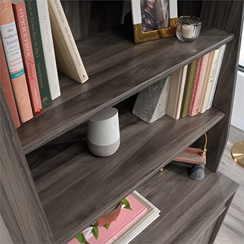 29.4 Wooden Library Hutch in Jet Acacia F129