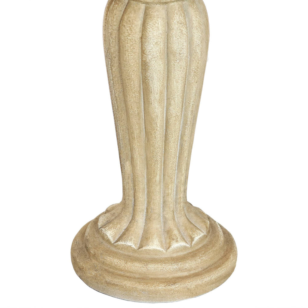 Grecian Reinforced Concrete Bird Bath - 16-inch B9903