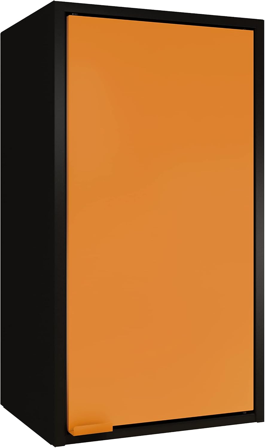 Black and Grey Steel Wall Cabinet V922