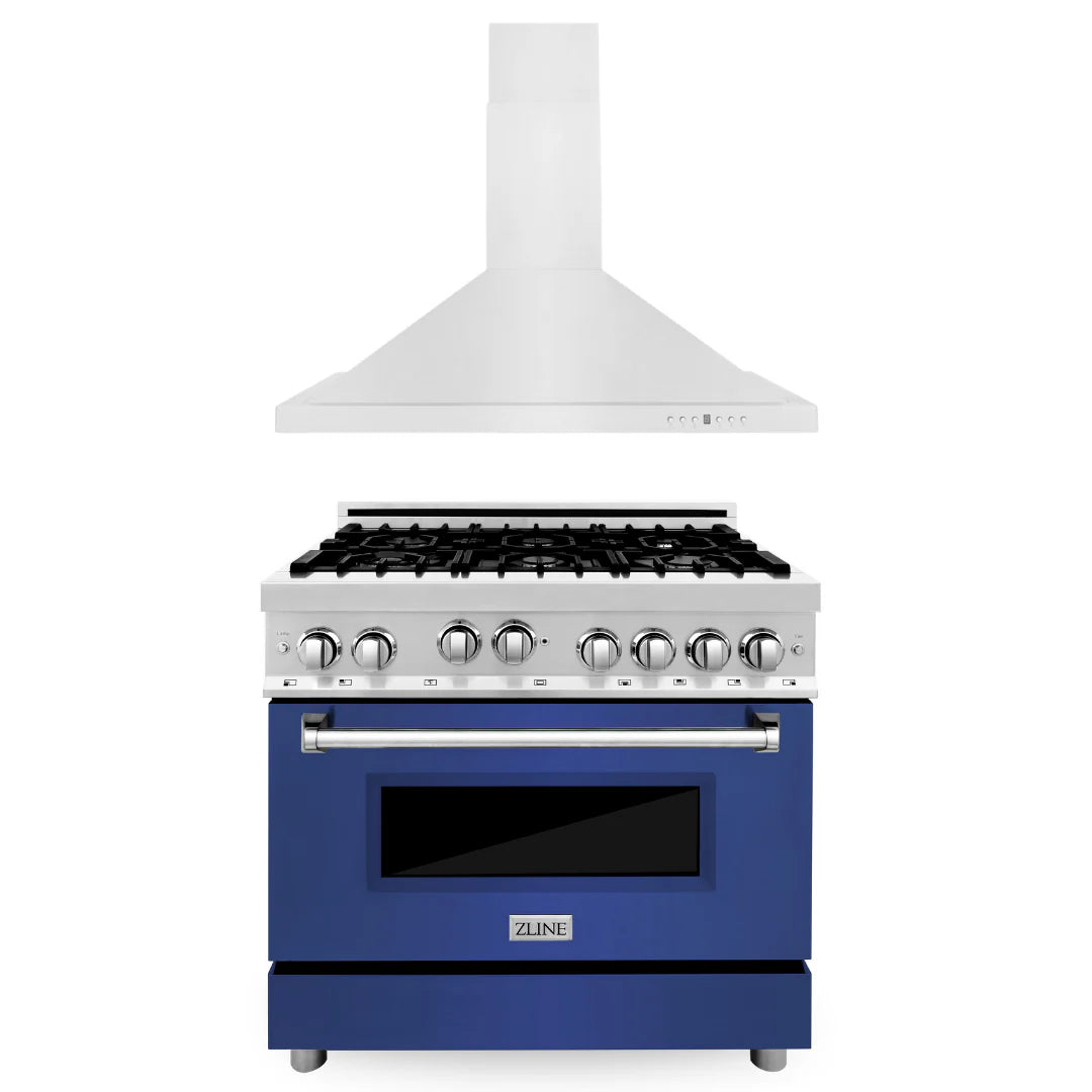 36 in. Gas Range with Range Hood Appliance Package M269412