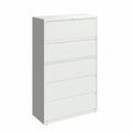 White 5-Drawer Lateral File Cabinet F9430
