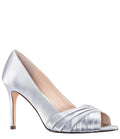 Silver Satin Pump V8183