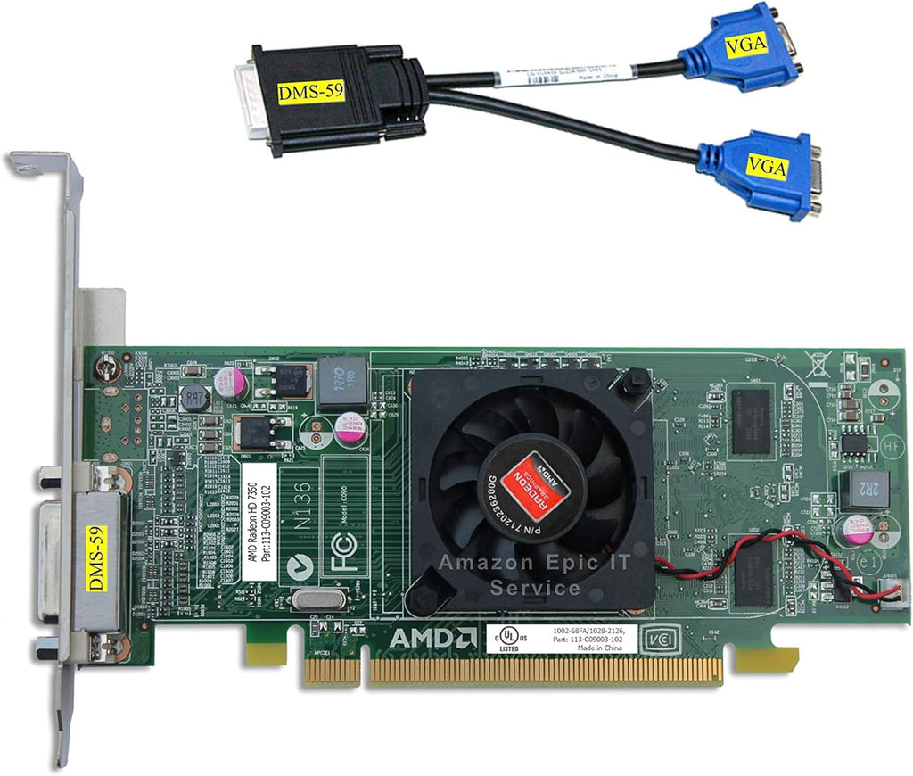 AMD Radeon HD 7350 512MB Graphics Card Dual VGA S937