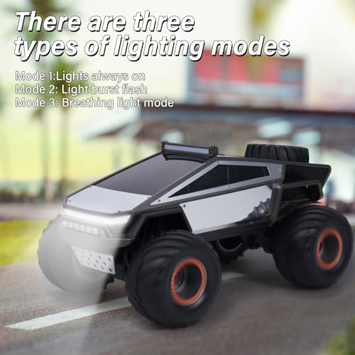 1:12 Scale All Terrain Remote Control Toy Car with Alloy Shell Lights and Sounds G496