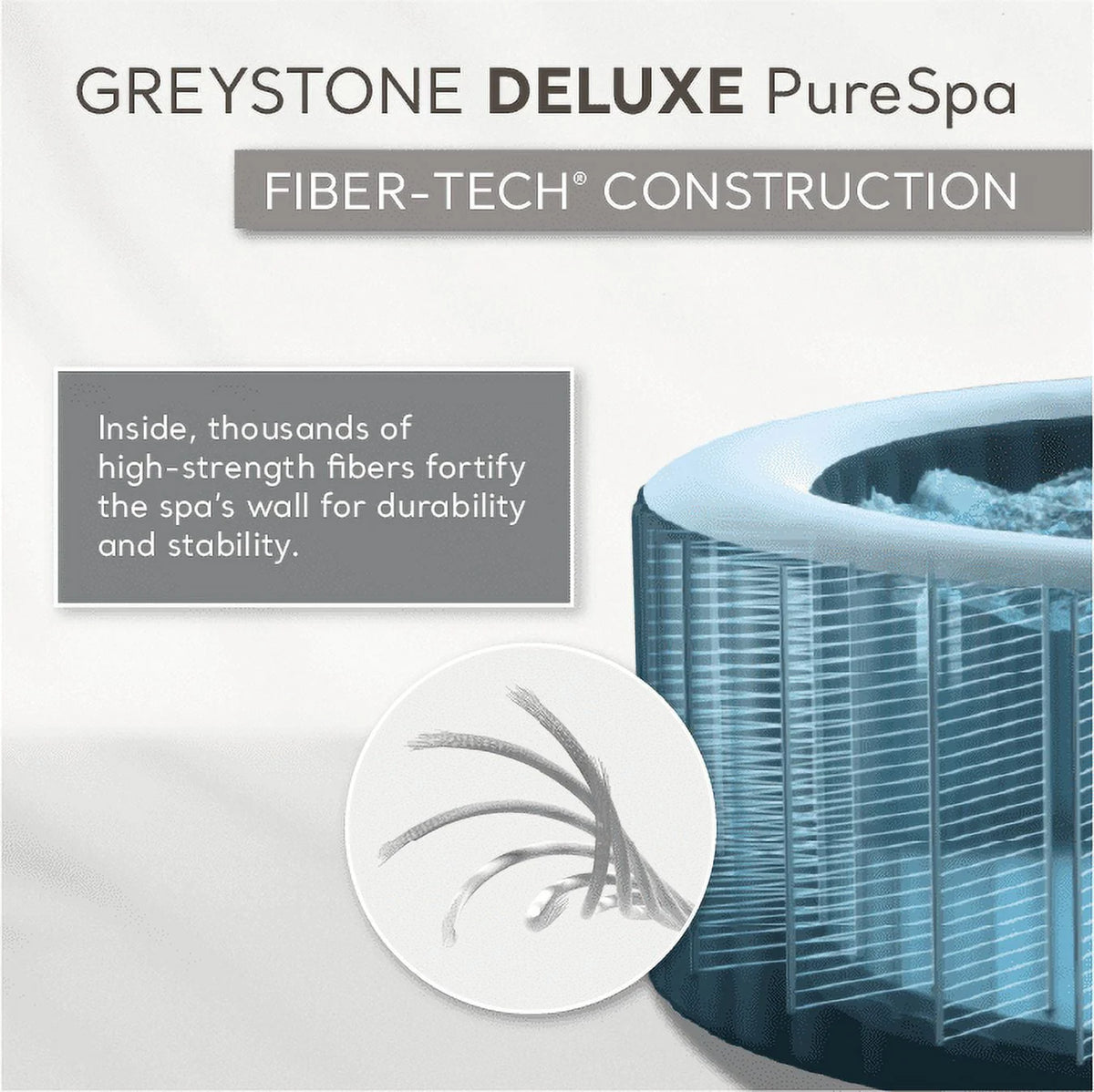Inflatable Square Jet Spa Hot Tub U870