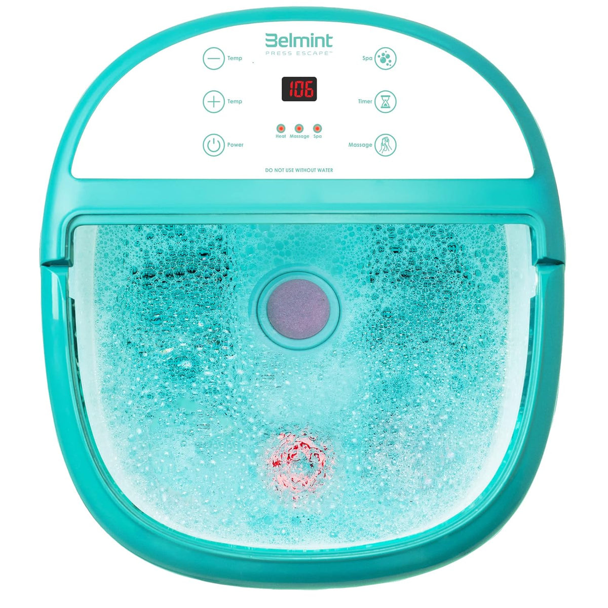 Heated Foot Bath Spa with Shiatsu Massage and Callus Remover D853
