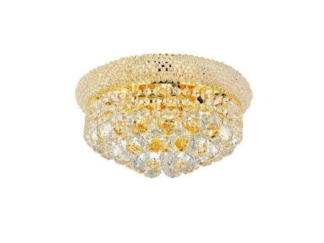 6 Light Gold Flush Mount Crystal E1995