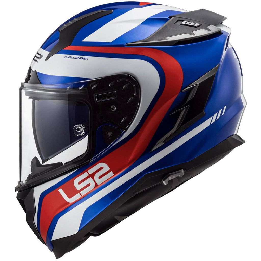 Matte Titanium / Blue 2X-Large Street Helmet E6195