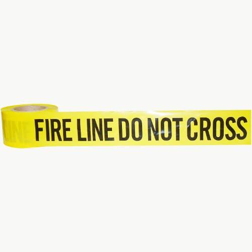Yellow with Black Barricade Tape 3 in. x 1000 ft. H230896